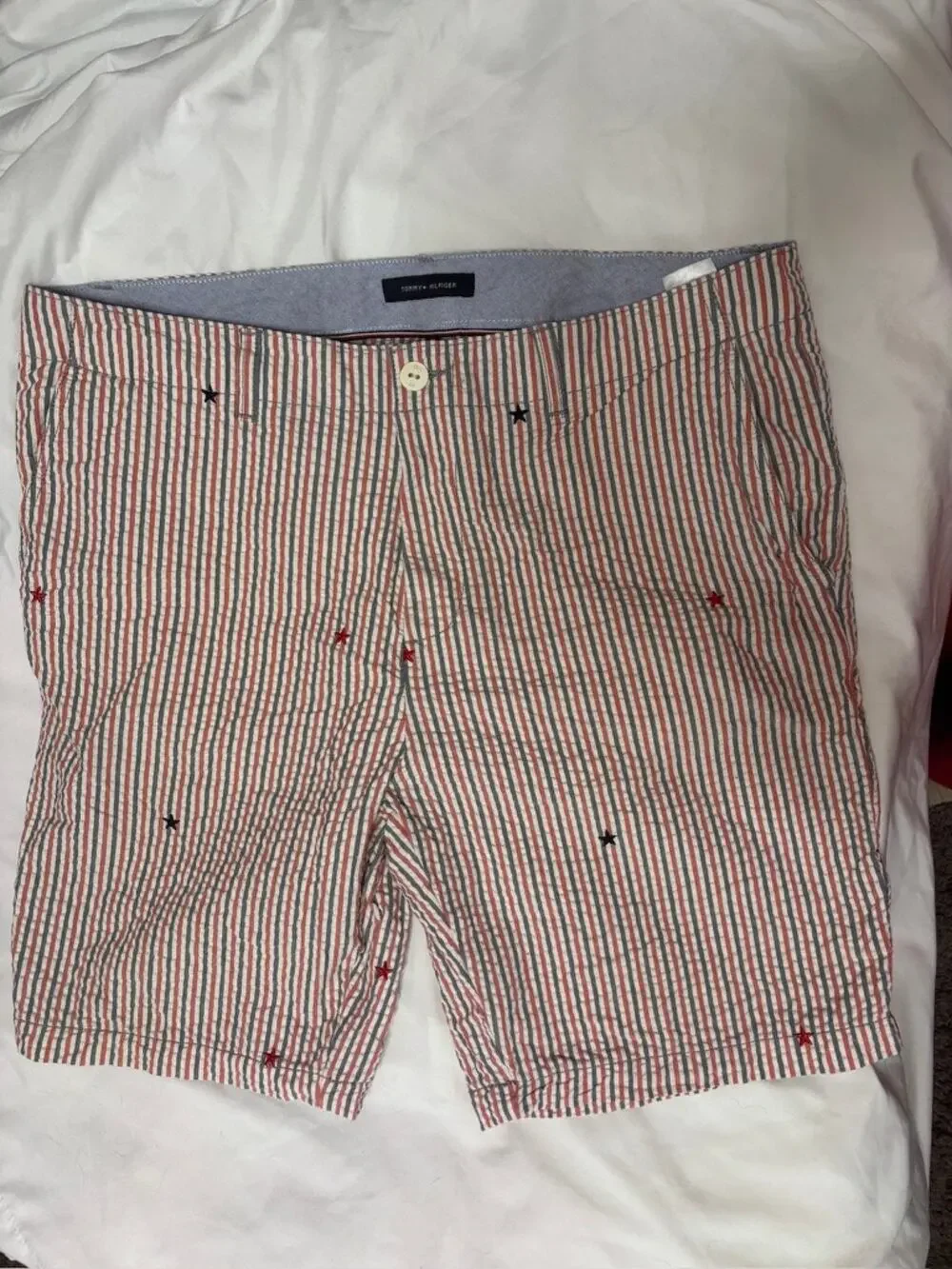 Tommy Hilfiger Men's Seersucker Shorts 38